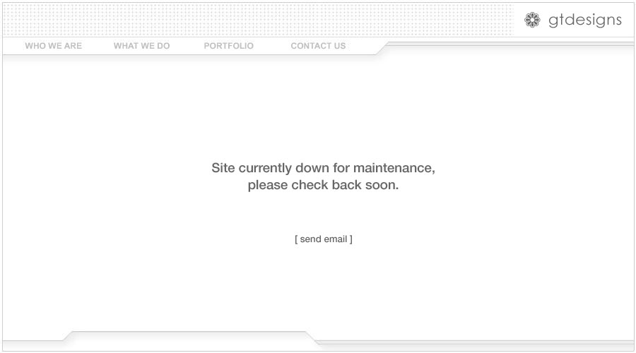 Site down for maintenance, please check back soon. [ send email ]